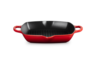 Le Creuset Tradition cast iron rectangular grill 32x22 cm.