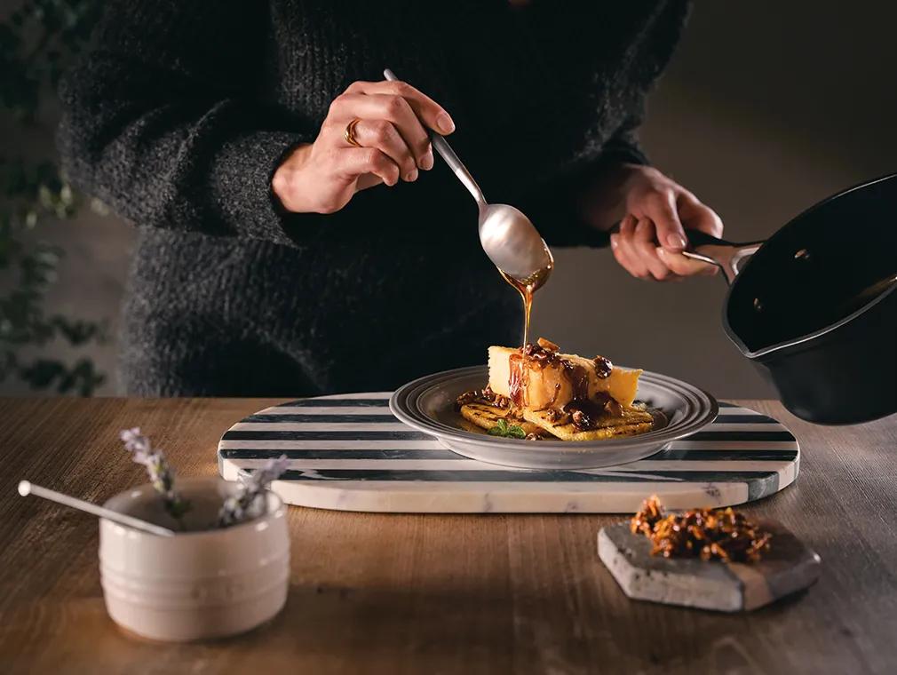 Pineapple Almond Milk Ice Cream with Lavender Honey