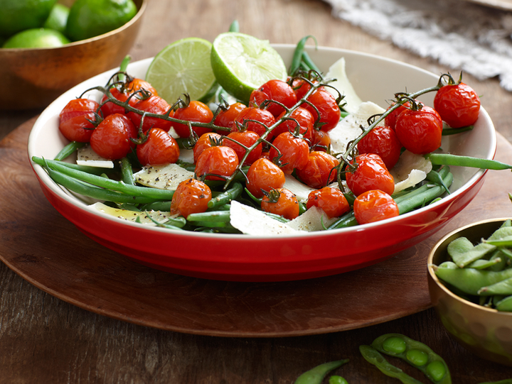 French Green Beans and Roasted Tomato Salad