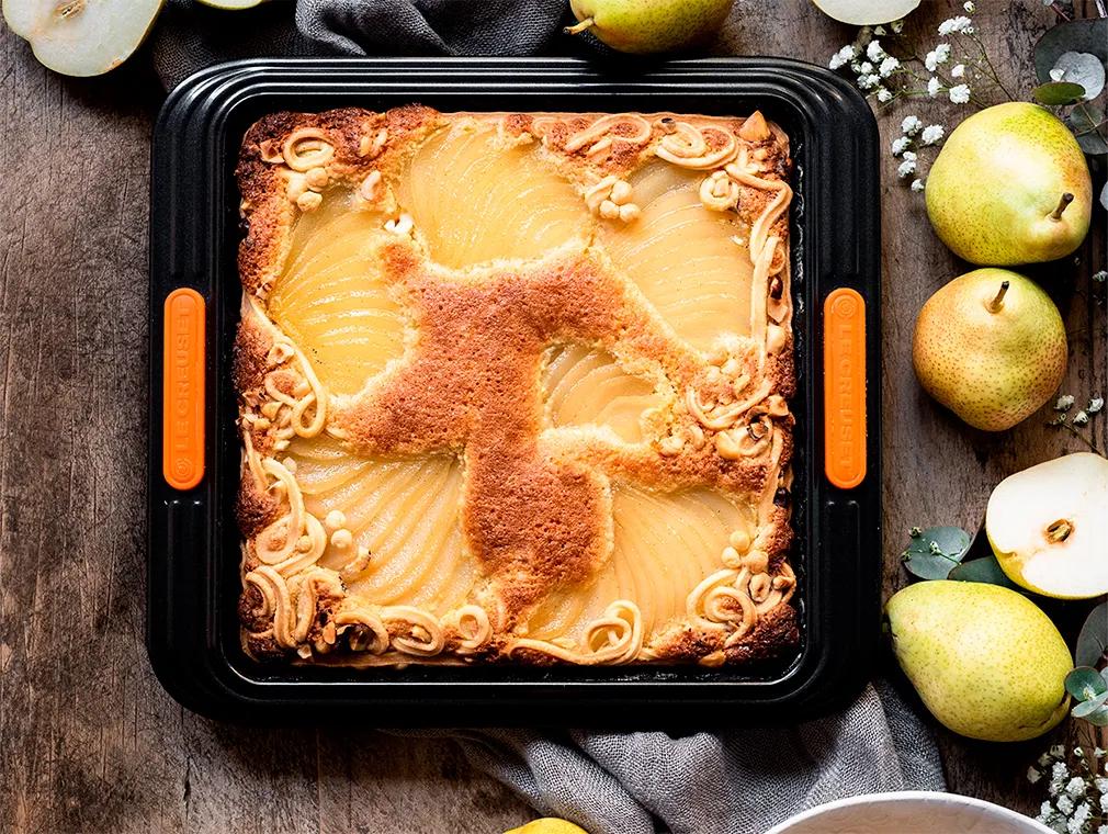 Frangipane Tart with Star Anise Poached Pears